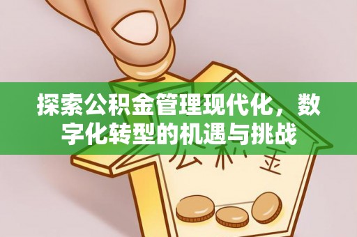 蒙自探索公积金管理现代化，数字化转型的机遇与挑战