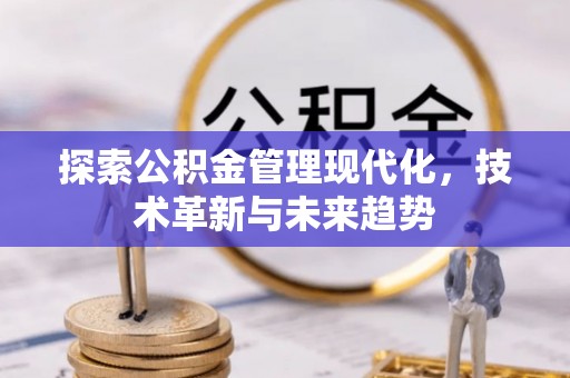 蒙自探索公积金管理现代化，技术革新与未来趋势