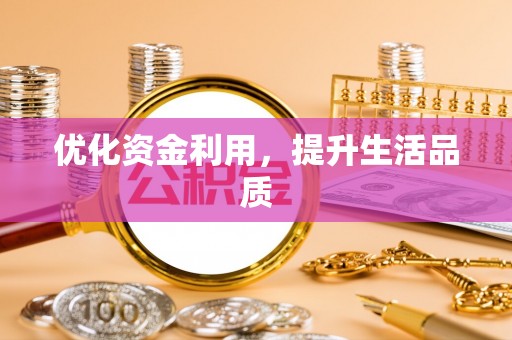 蒙自优化资金利用，提升生活品质