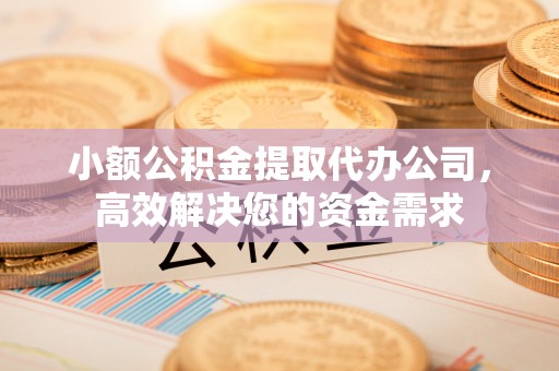 蒙自小额公积金提取代办公司，高效解决您的资金需求
