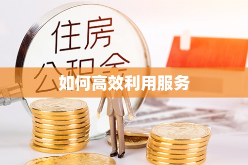 蒙自如何高效利用服务