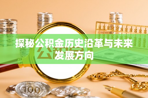 蒙自探秘公积金历史沿革与未来发展方向