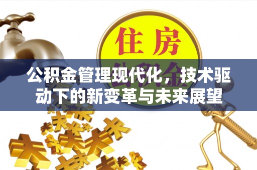 蒙自公积金管理现代化，技术驱动下的新变革与未来展望