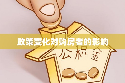 蒙自政策变化对购房者的影响