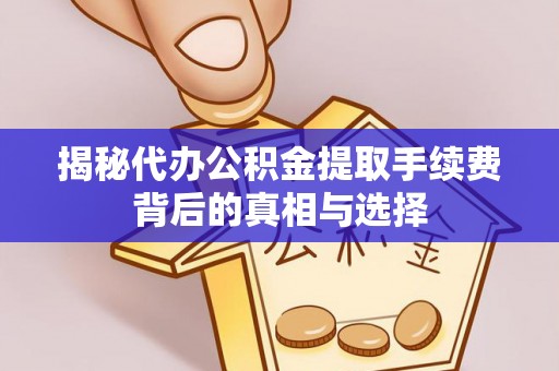 蒙自揭秘代办公积金提取手续费背后的真相与选择